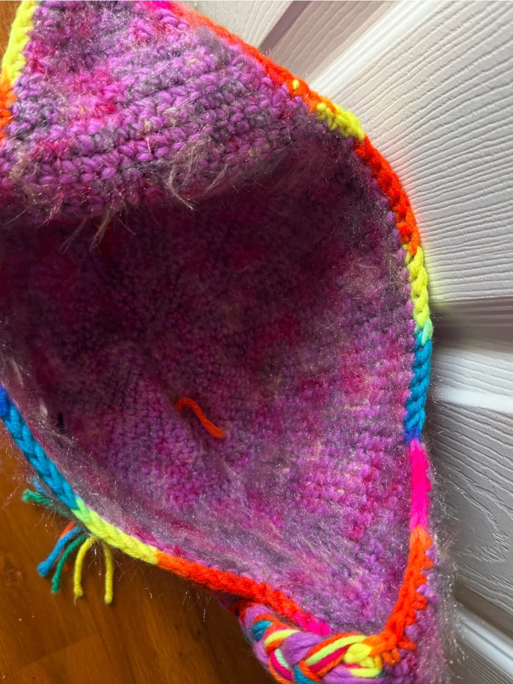 Handmade Peruvian Crochet Monster Hats (SET OF 2)